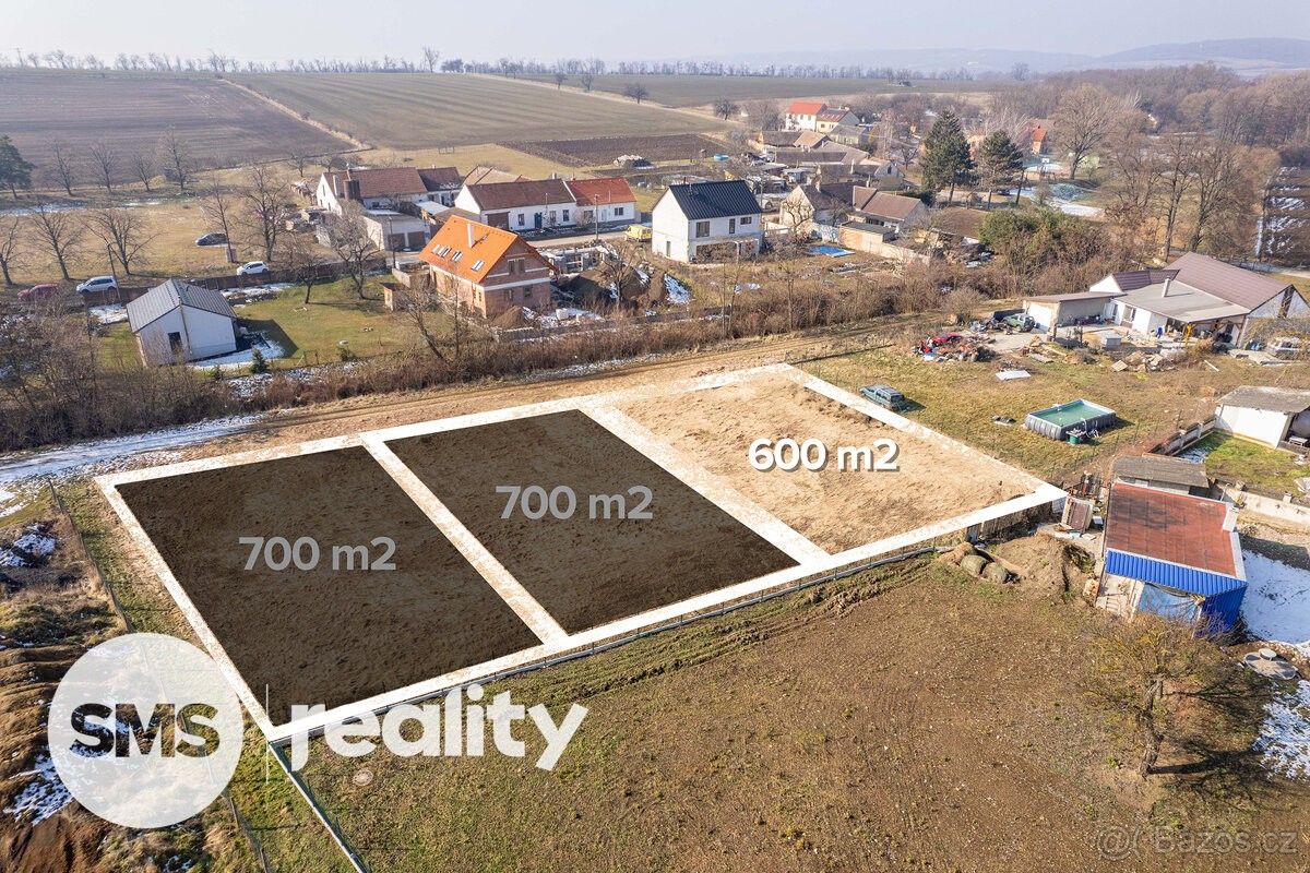 Prodej pozemek pro bydlení - Olbramovice u Moravského Krumlova, 671 76, 600 m²