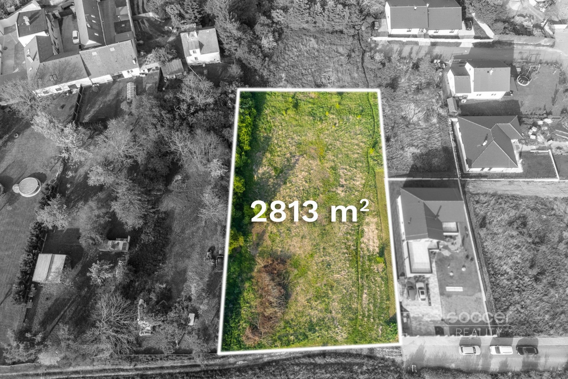 Pozemky pro bydlení, Dobříč, Praha-západ, 2 813 m²