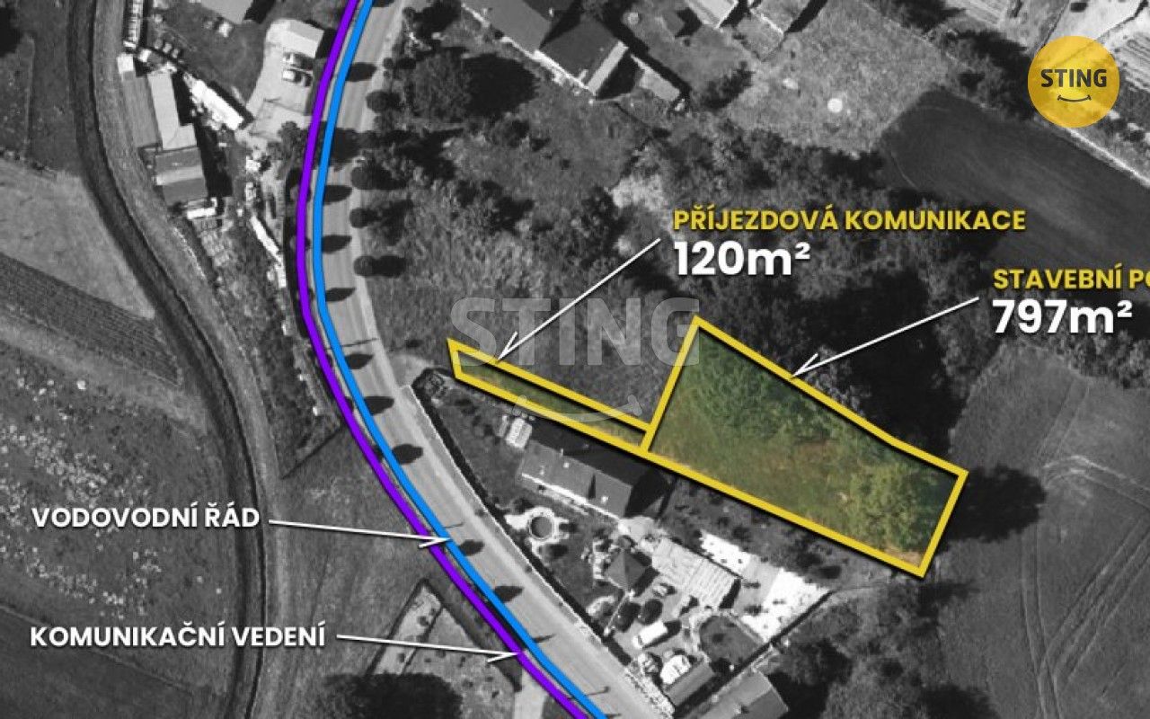 Pozemky pro bydlení, Třebom, 797 m²