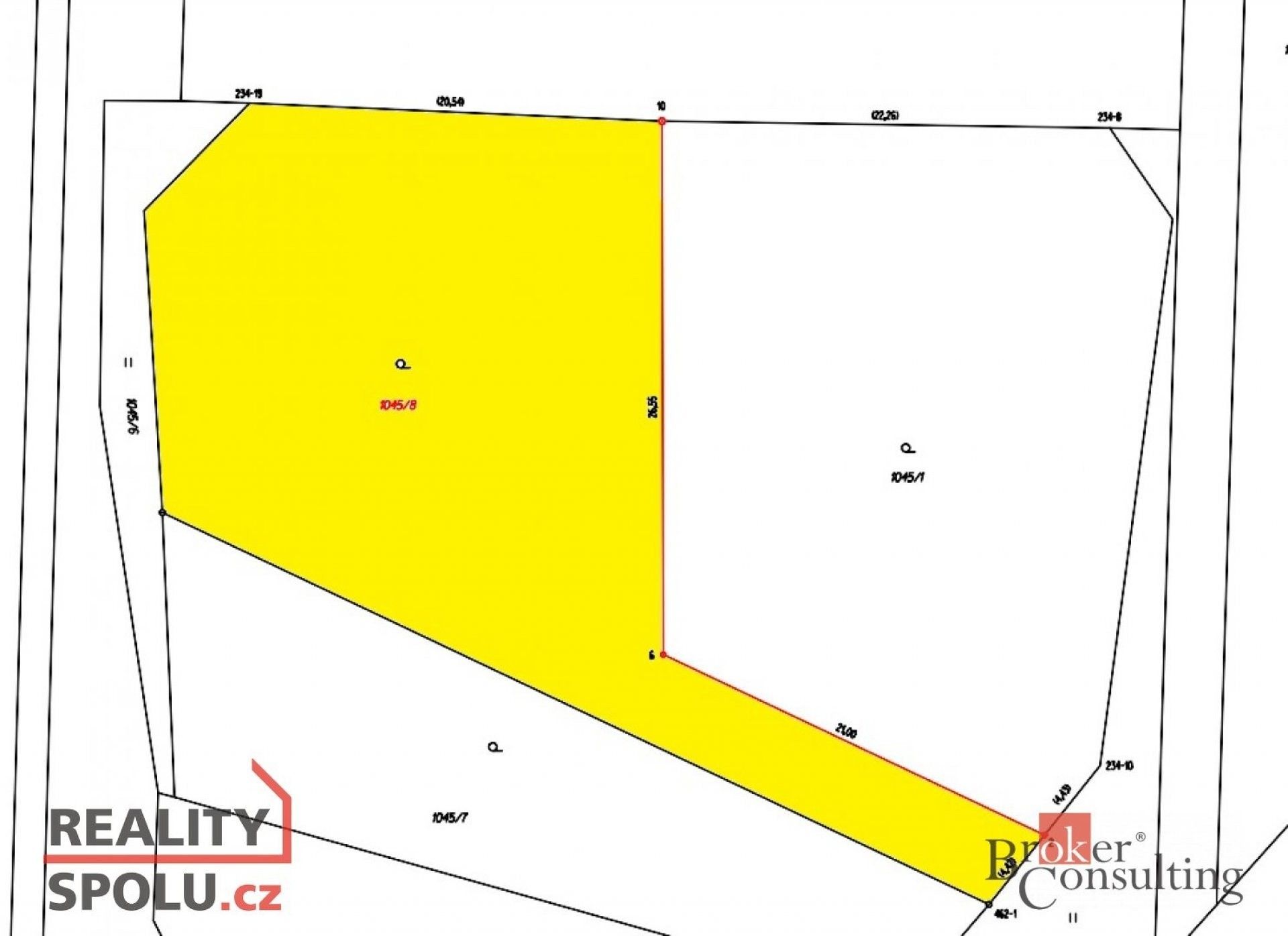 Prodej zahrada - Ždírec, 732 m²
