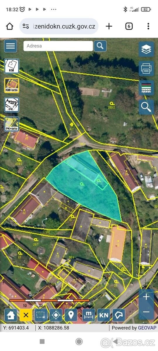 Pozemky pro bydlení, Zruč nad Sázavou, 285 22, 961 m²