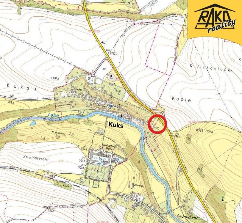 Prodej pozemek pro bydlení - Kuks, 544 43, 1 655 m²