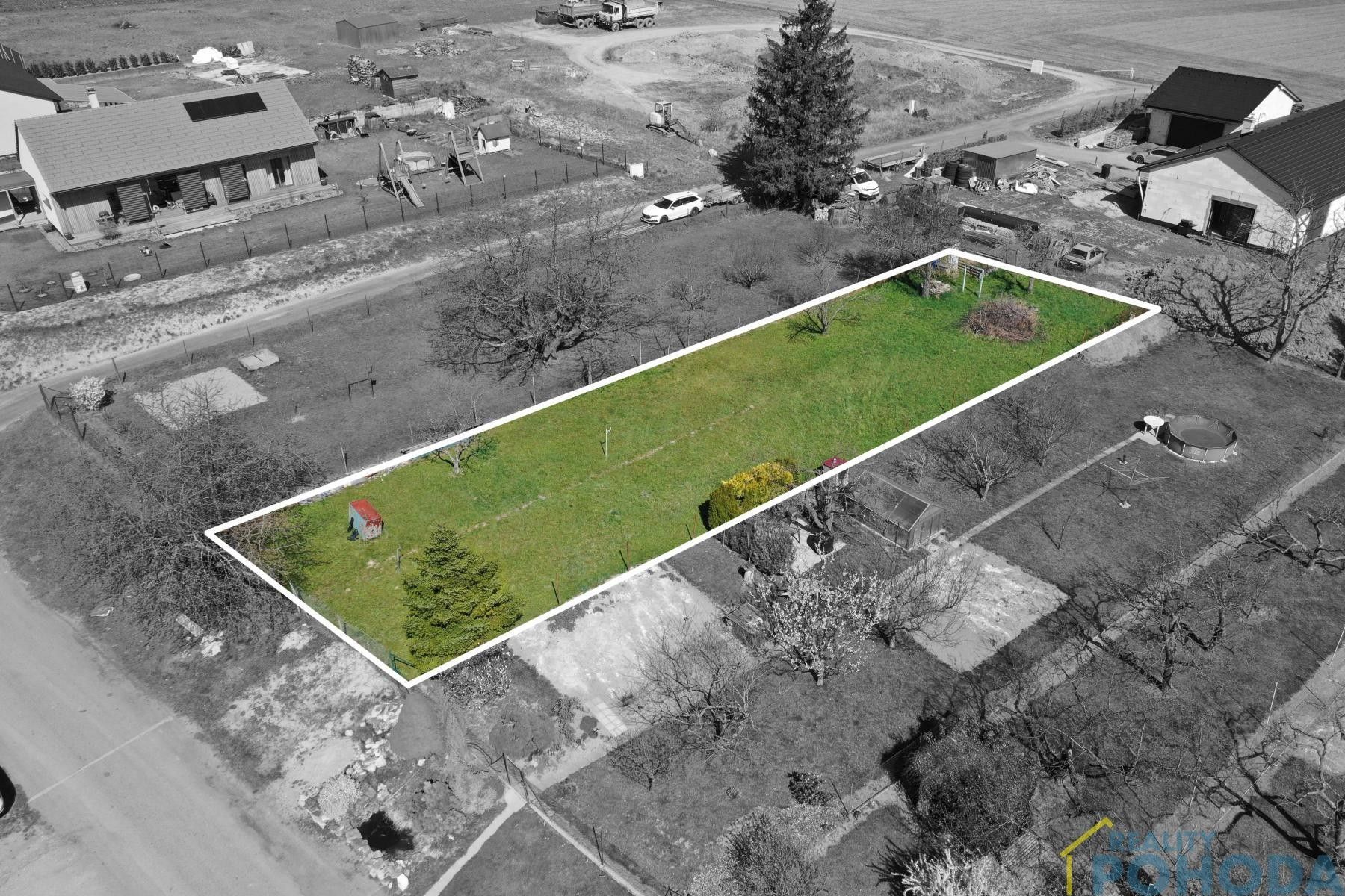 Pozemky pro bydlení, Hrušová, 608 m²