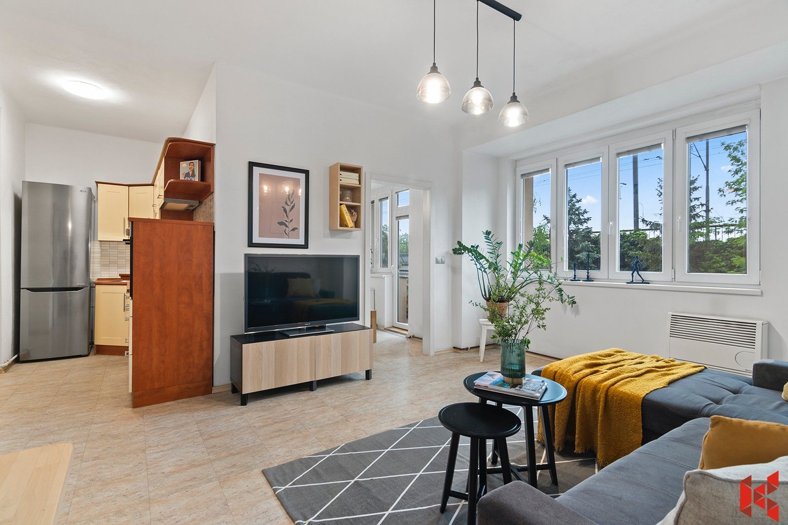 2+kk, Kandertova, Praha, 45 m²