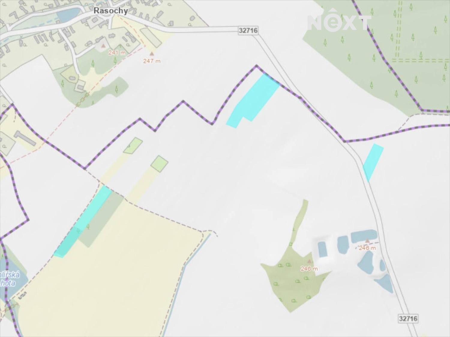 Zemědělské pozemky, Hlavečník, 24 717 m²