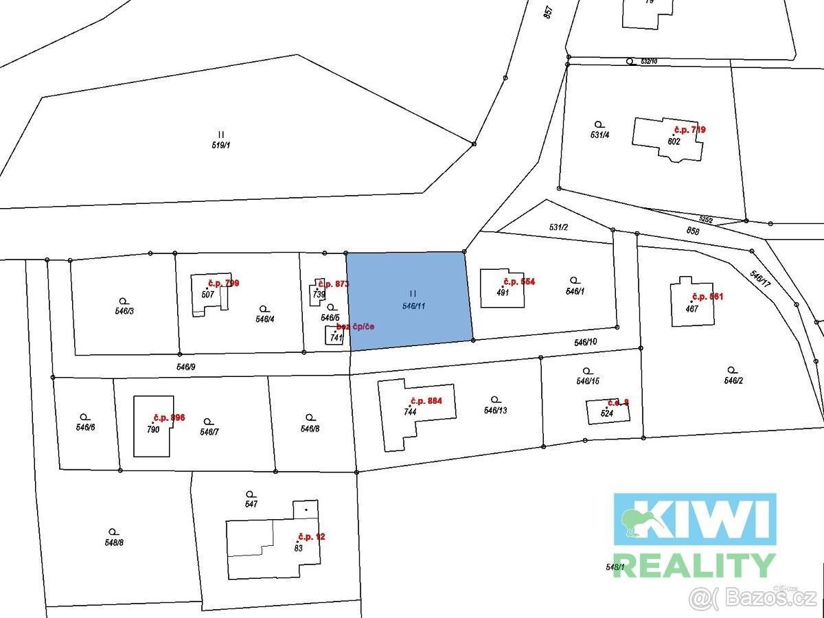 Pozemky pro bydlení, Horní Bludovice, 739 37, 944 m²