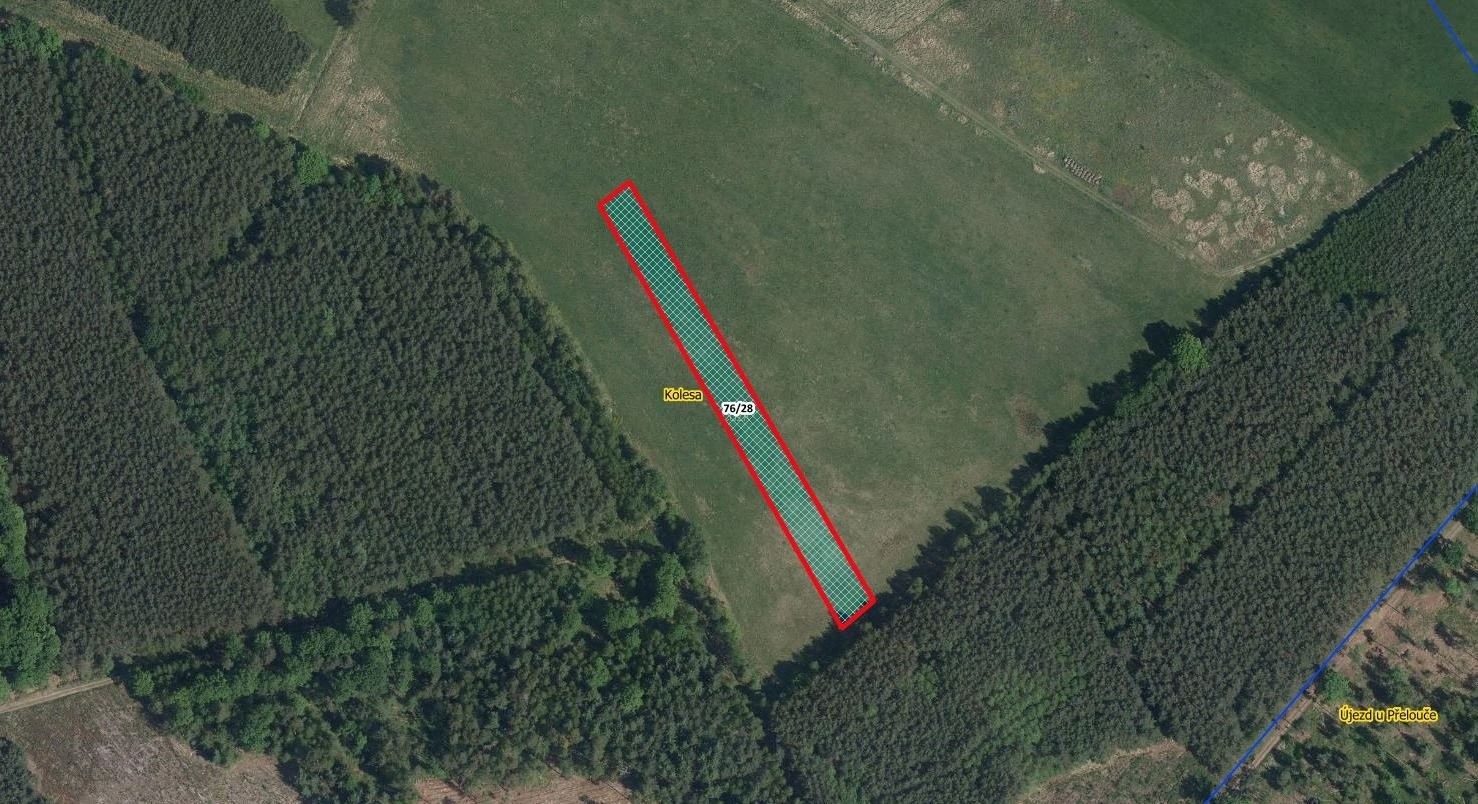 Louky, Kladruby nad Labem, 3 199 m²