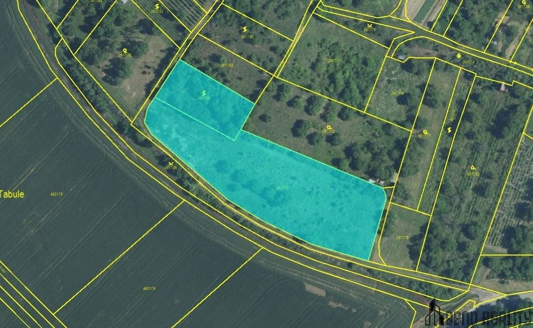 Prodej pozemek - Hrušovany u Brna, 6 601 m²