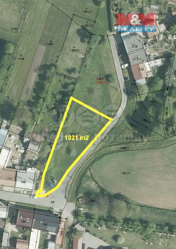 Prodej pozemek pro bydlení - Morkovice-Slížany, 768 33, 1 021 m²