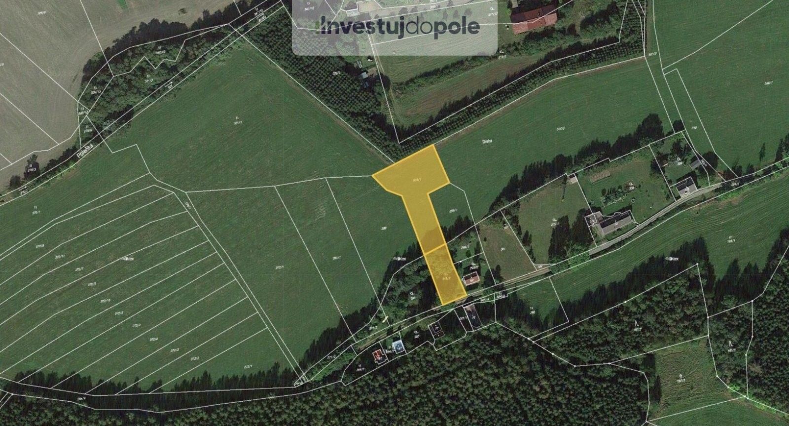 Zemědělské pozemky, Dlažov, 1 504 m²