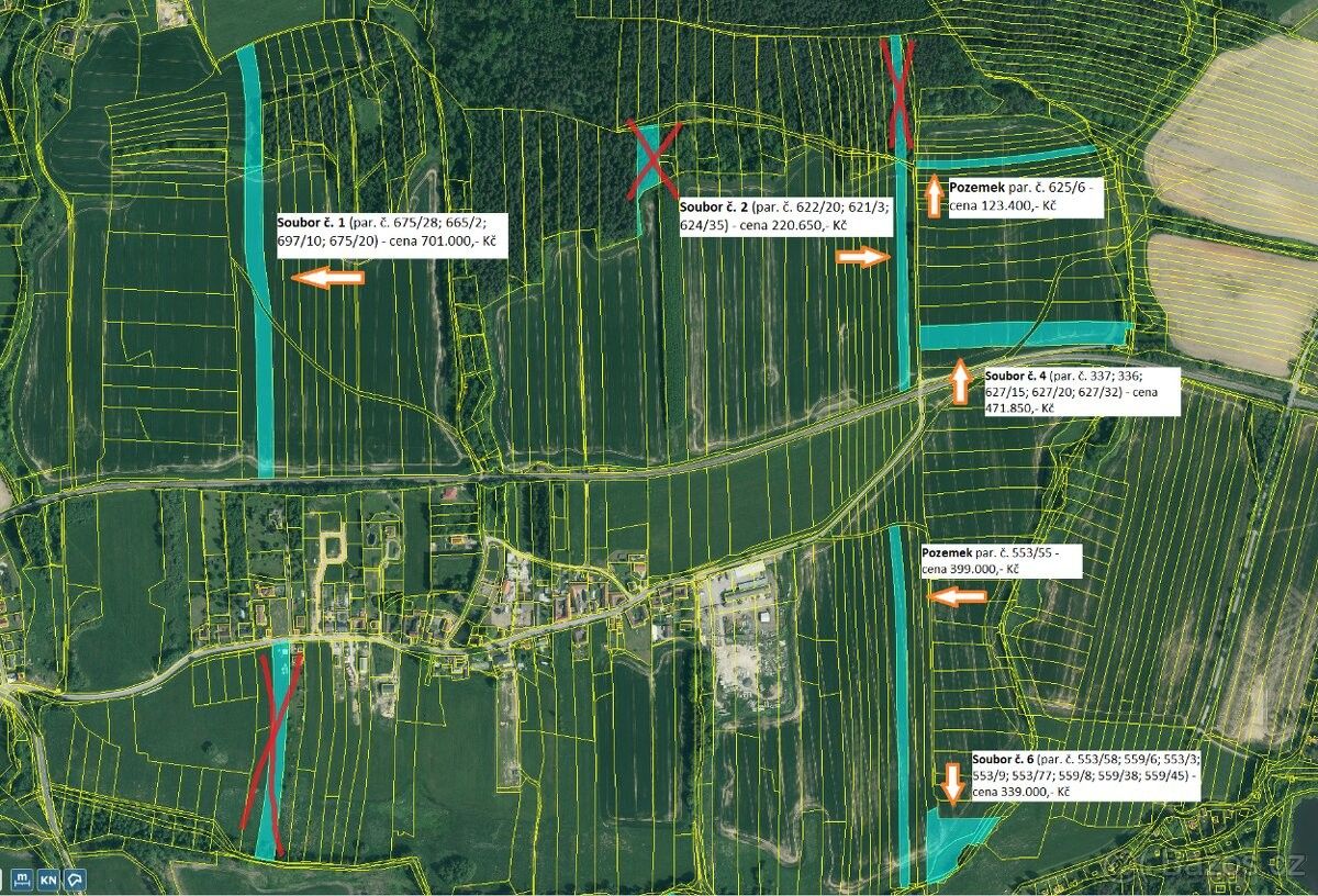 Zemědělské pozemky, Nová Ves u Českých Budějovic, 373 15, 14 020 m²