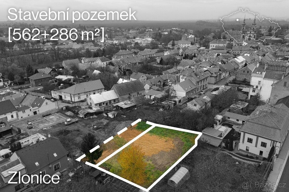 Prodej pozemek pro bydlení - Zlonice, 273 71, 848 m²