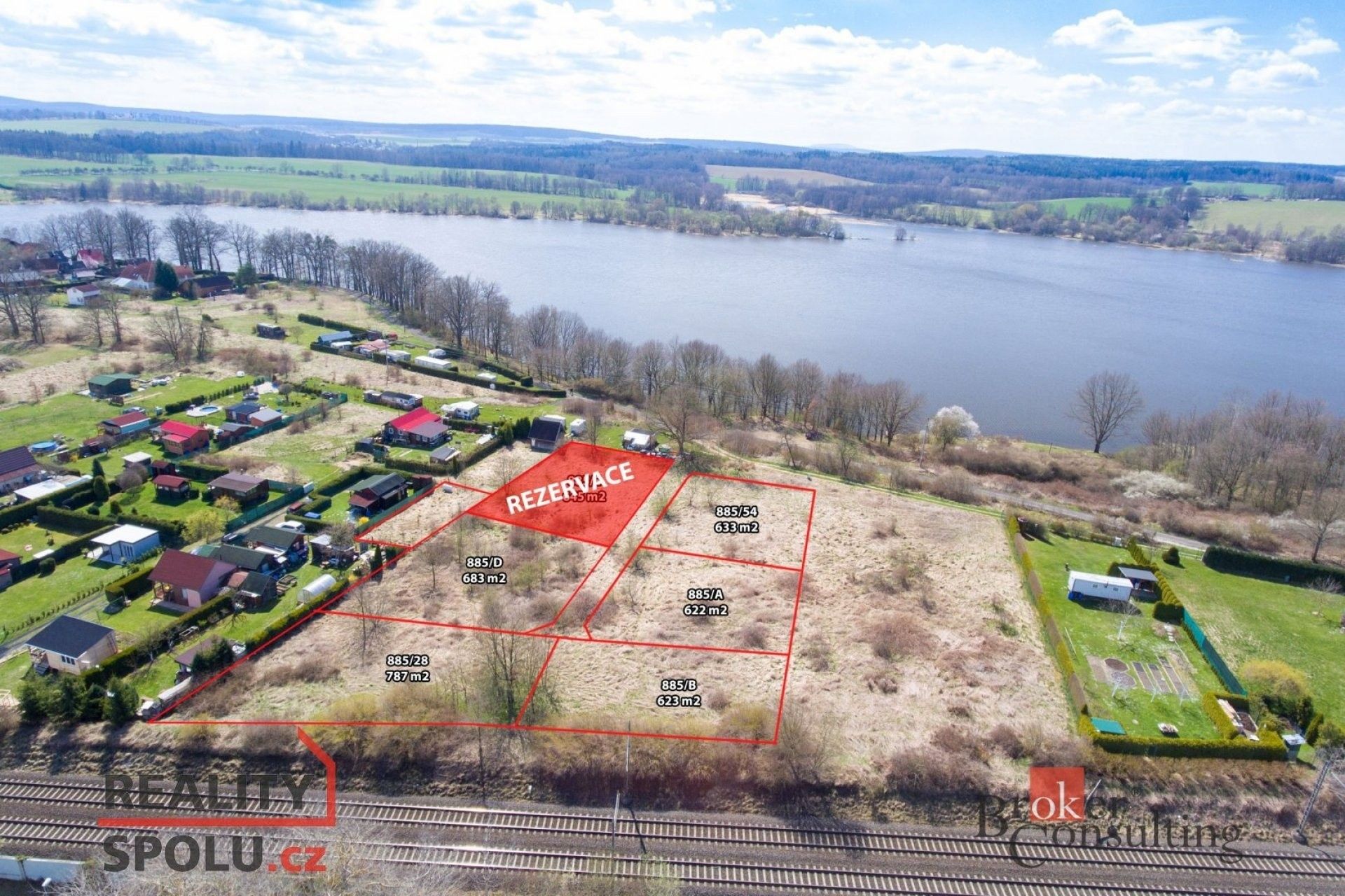 Prodej pozemek pro bydlení - U Přehrady, Cheb, 787 m²