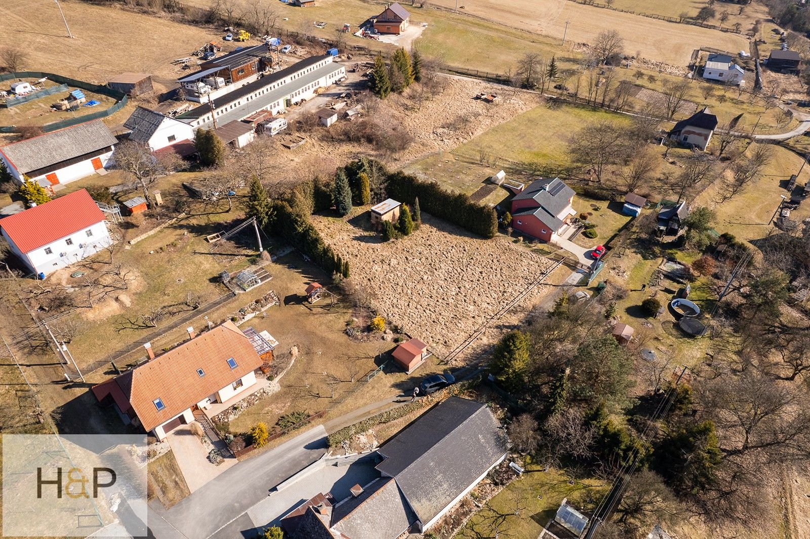 Pozemky pro bydlení, Bratrušov, 1 281 m²