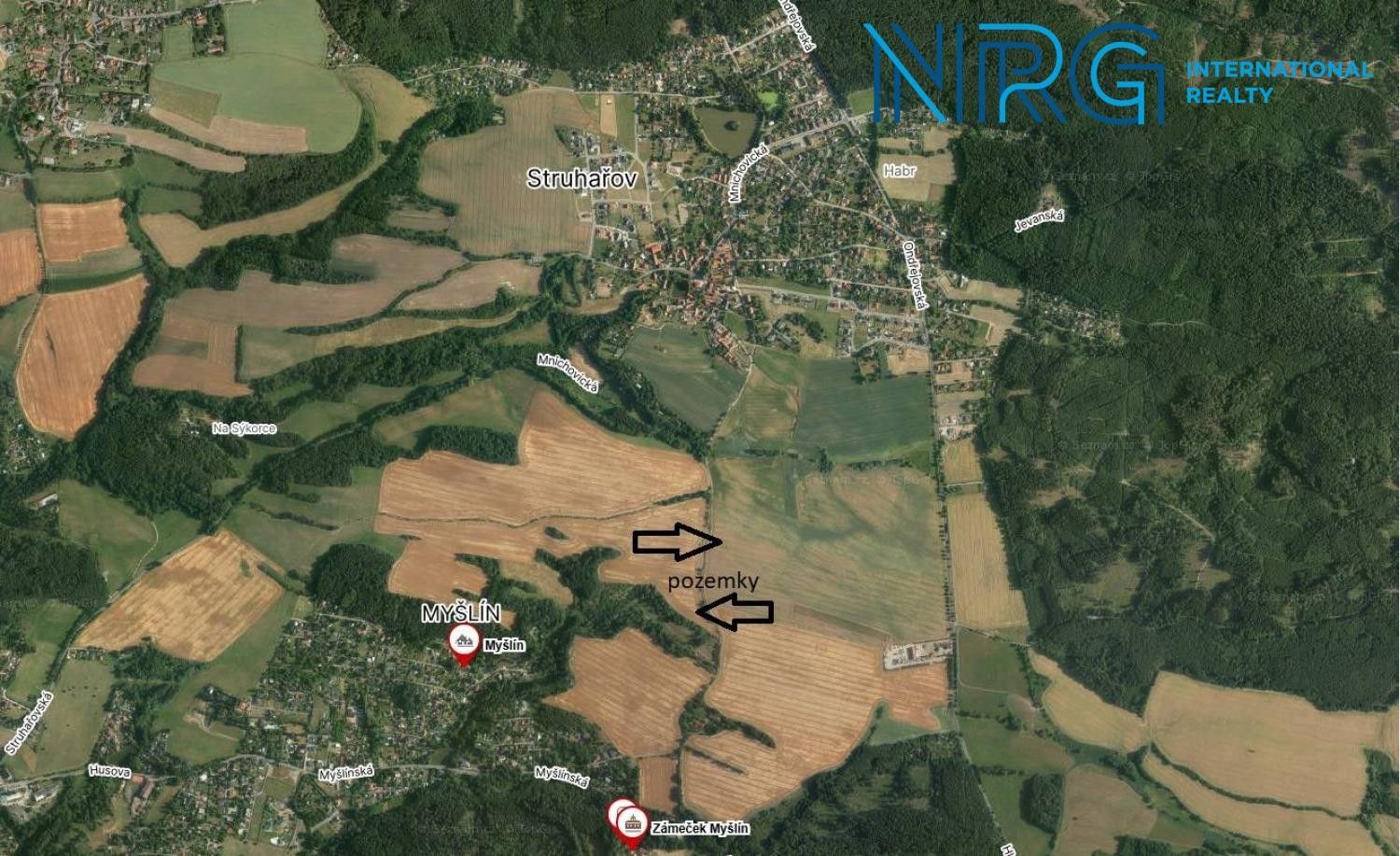 Zemědělské pozemky, Struhařov u Mnichovic,Struhařov,Praha-východ,Středočeský kraj, 4 711 m²