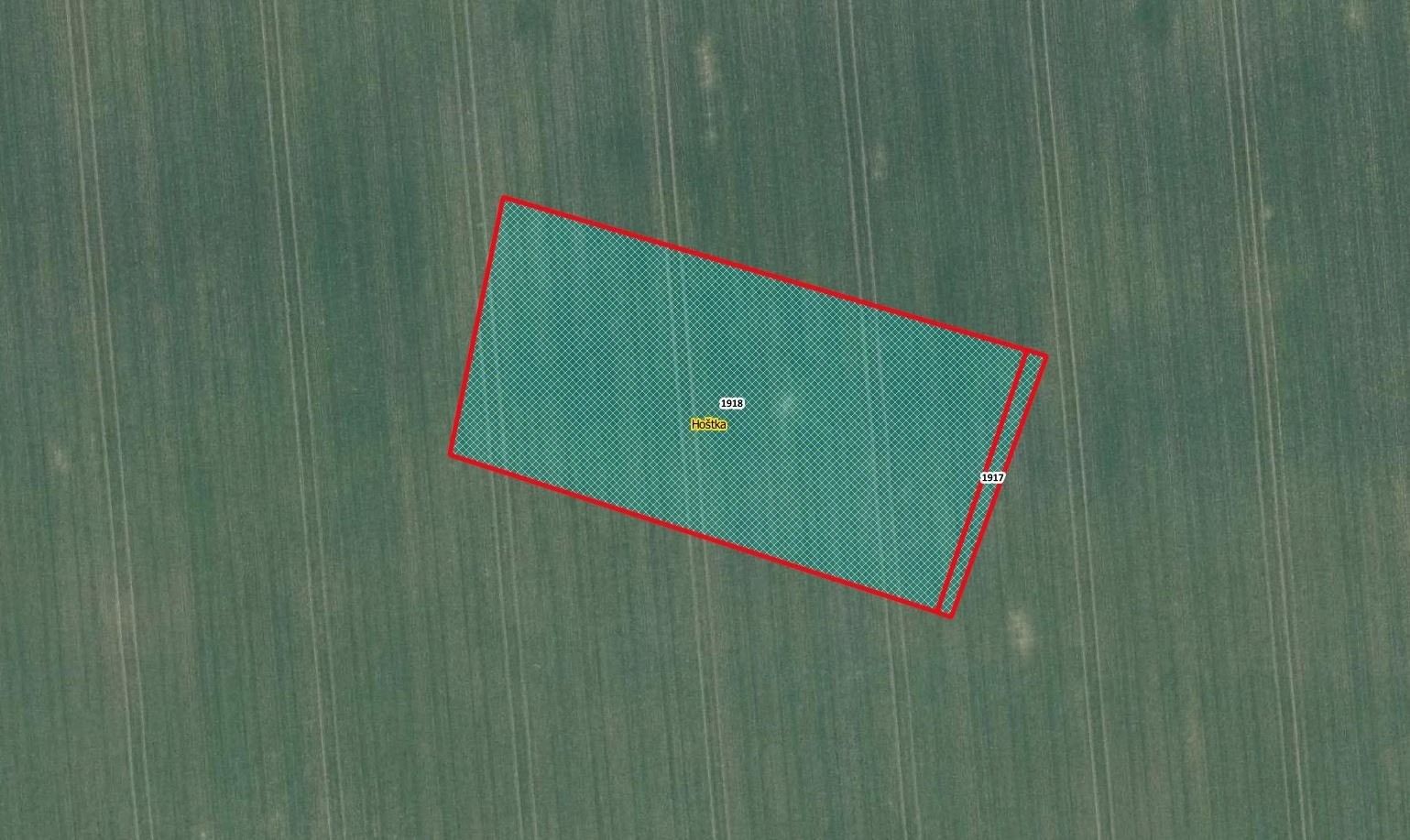Zemědělské pozemky, Hoštka, 3 568 m²
