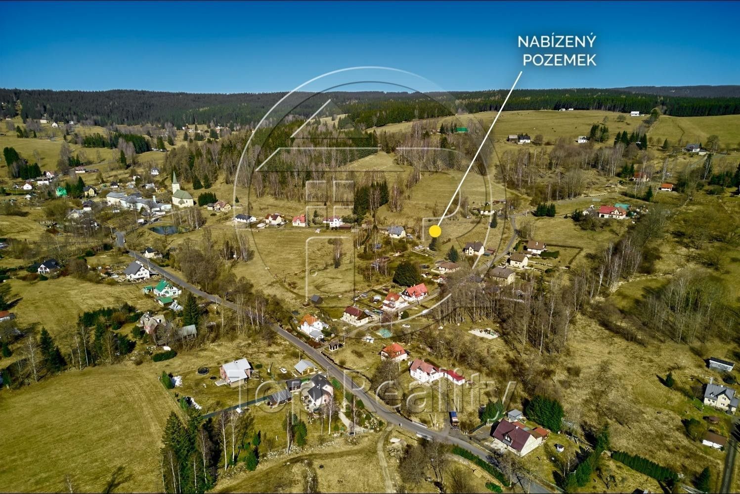 Prodej pozemek pro bydlení - Rudné, Vysoká Pec, 1 434 m²