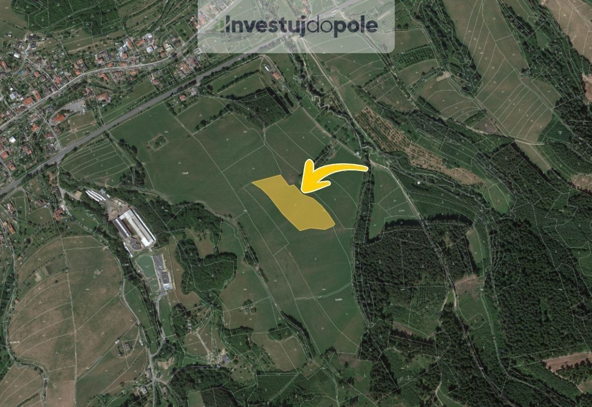 Prodej louka - Liptál, 12 865 m²