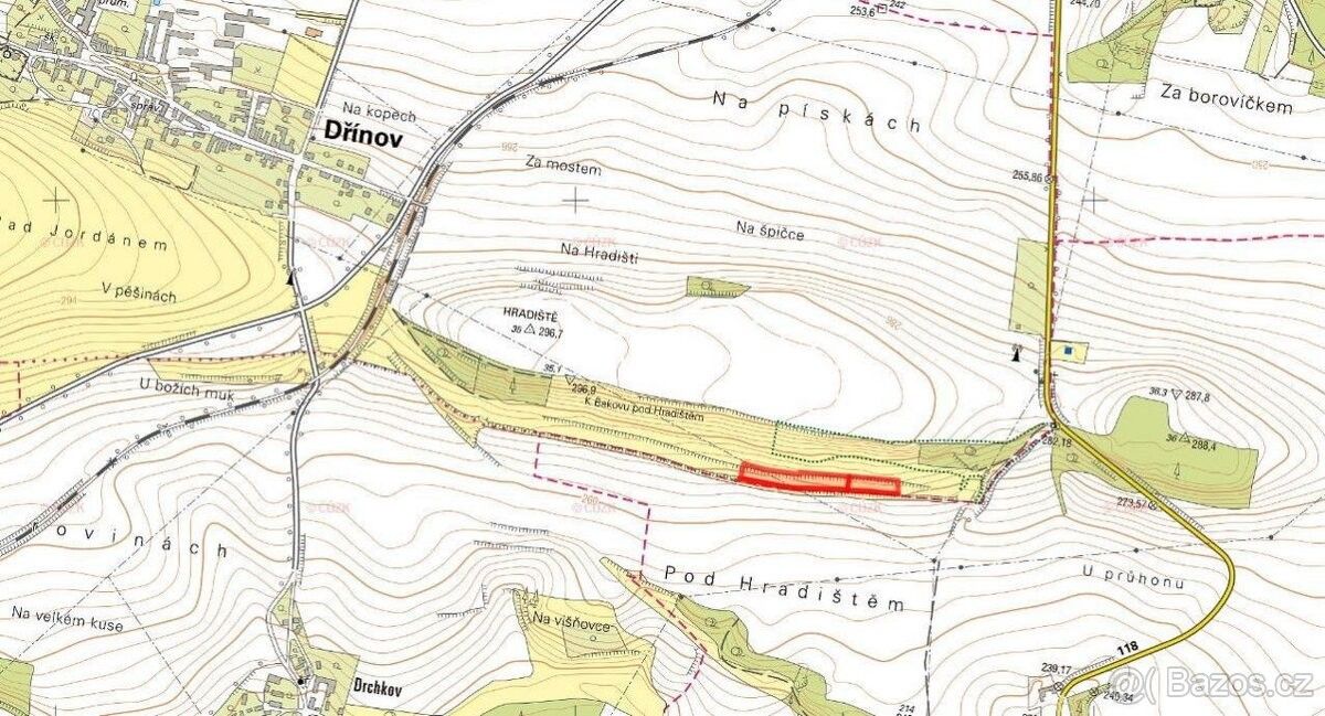 Prodej pozemek - Úžice u Kralup nad Vltavou, 277 45