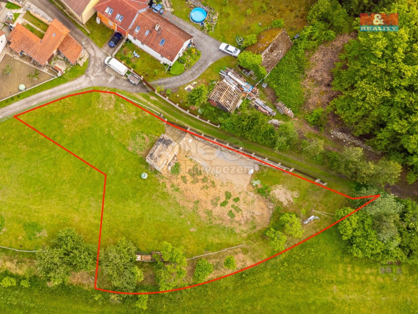 Pozemky pro bydlení, Kamenná Lhota, Popovice, 2 820 m²