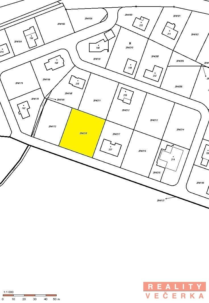Pozemky pro bydlení, Na Lhotkách, Bavoryně, 1 249 m²