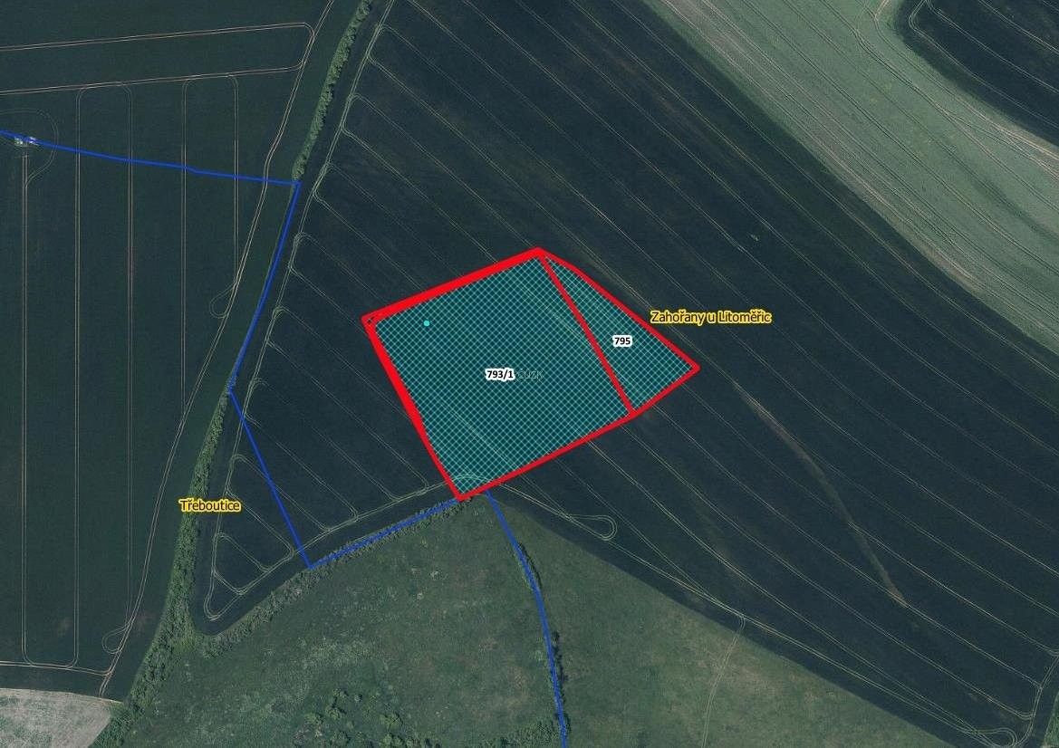 Zemědělské pozemky, Zahořany, Křešice, 7 187 m²