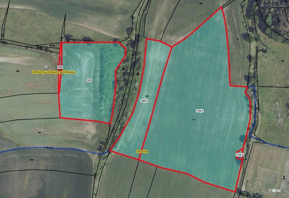 Zemědělské pozemky, Zeměchy, Kralupy nad Vltavou, 9 869 m²
