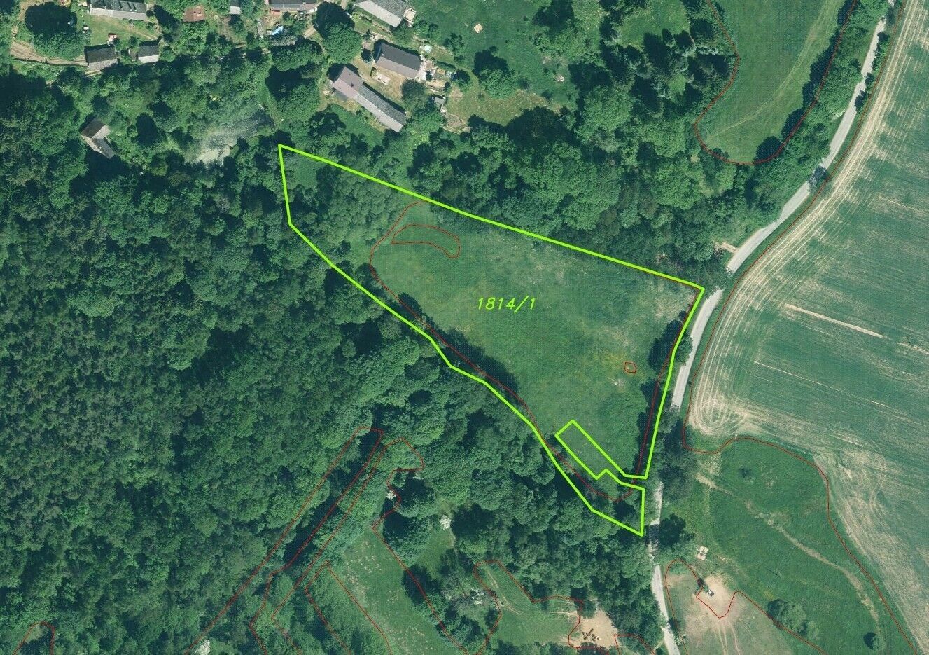 Zemědělské pozemky, Vidžín, Úterý, 14 289 m²