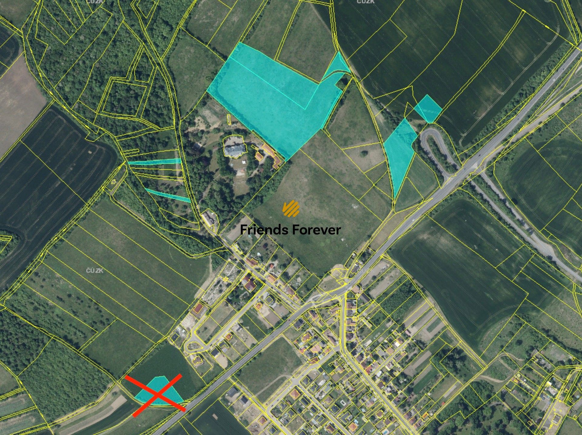 Zemědělské pozemky, Čížkovice, 36 804 m²