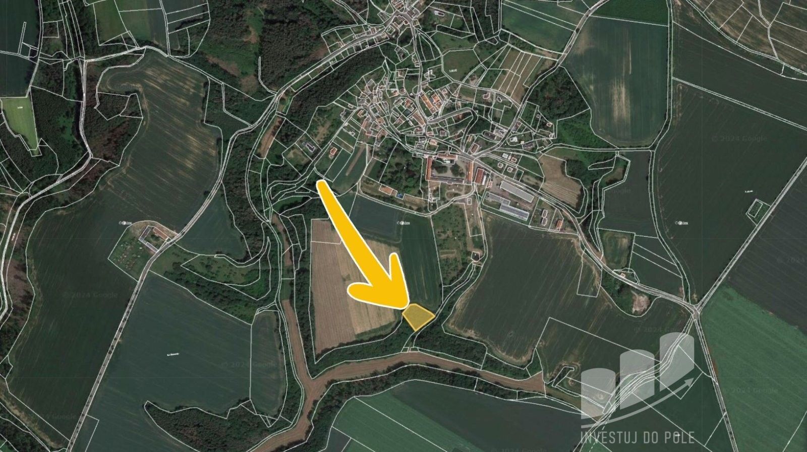 Prodej pozemek - Lobeč, 3 634 m²