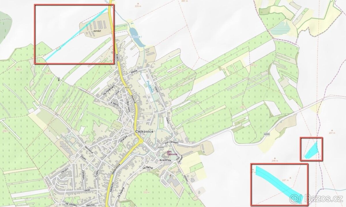 Zemědělské pozemky, Čejkovice, 696 15, 96 m²