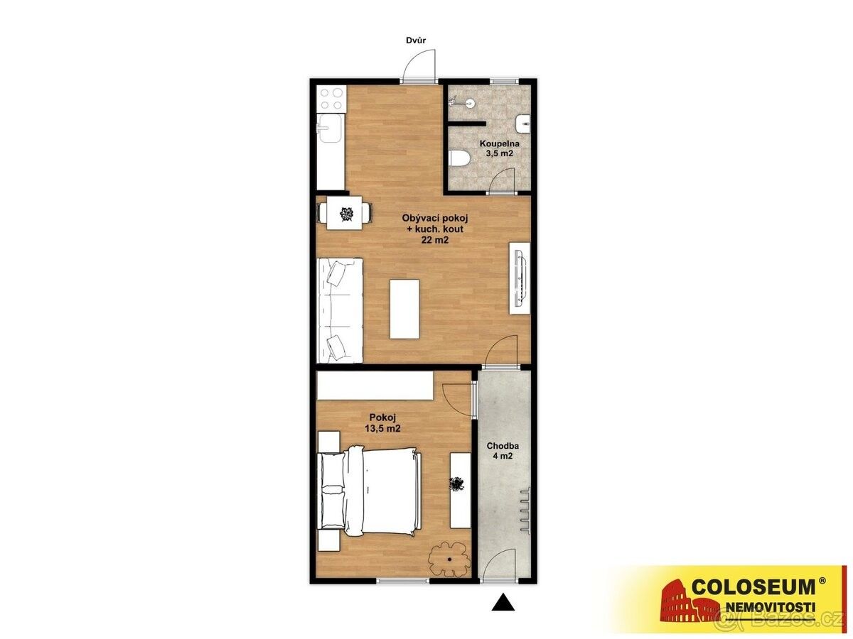 Prodej dům - Hodonín, 695 01, 44 m²