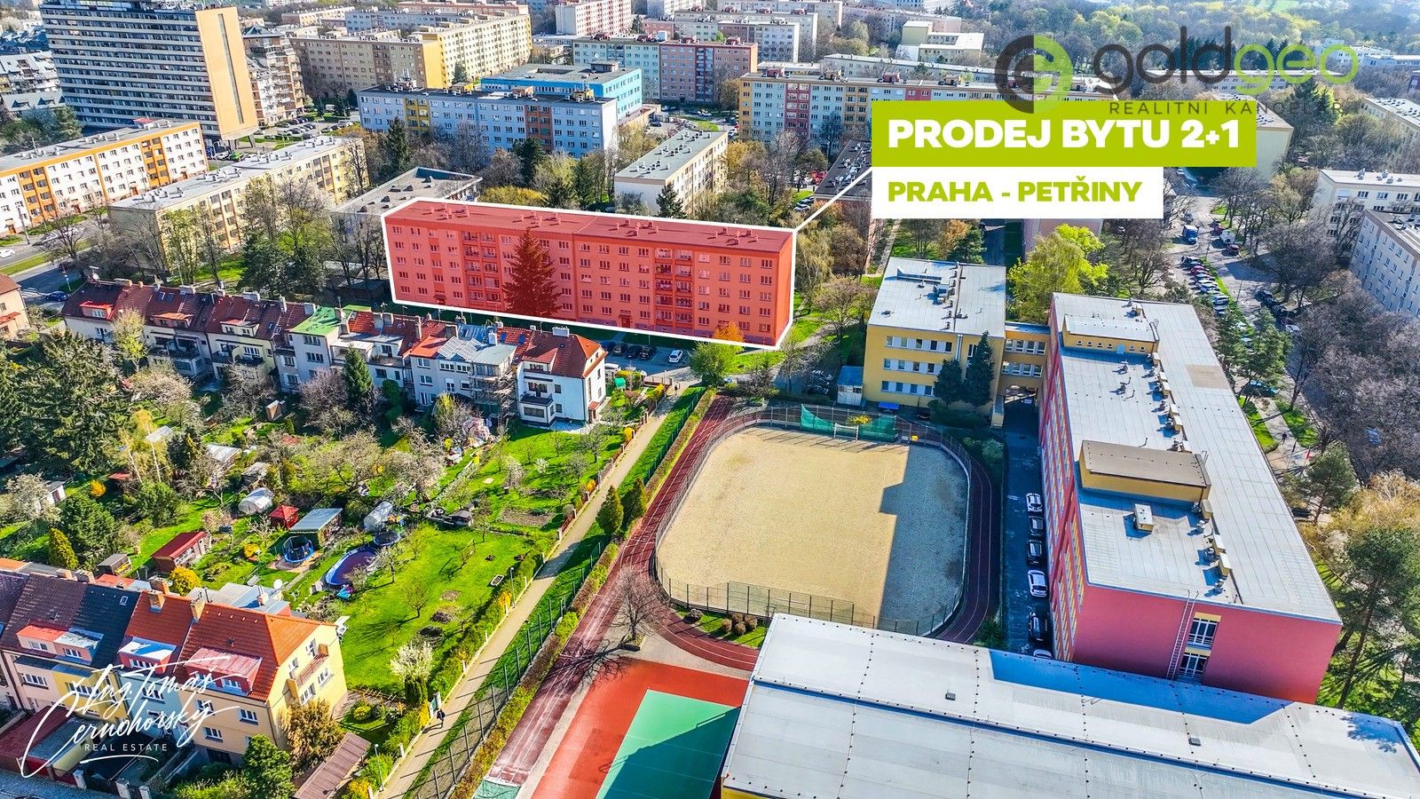 Prodej byt 2+1 - Mahulenina, Praha, 55 m²