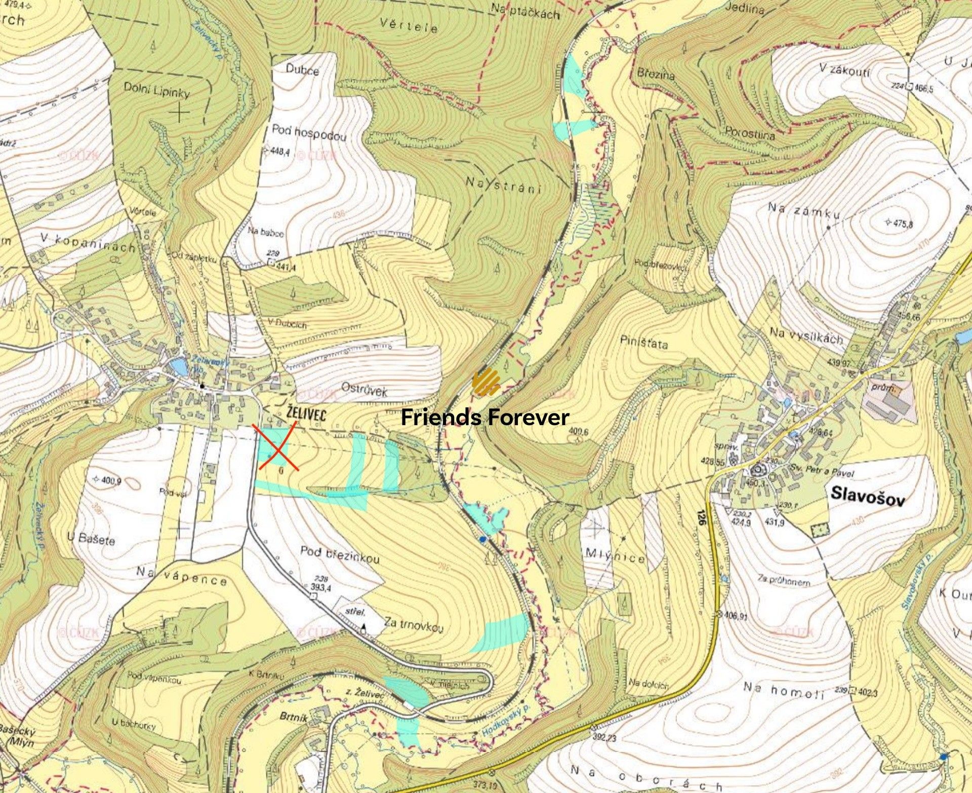 Zemědělské pozemky, Želivec, Zruč nad Sázavou, 36 240 m²