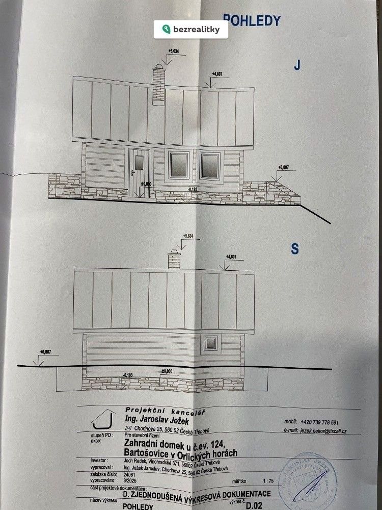 Pozemky pro bydlení, Bartošovice v Orlických horách, 1 050 m²
