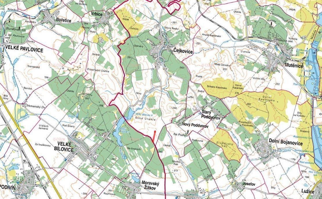 Prodej zemědělský pozemek - Čejkovice, 696 15
