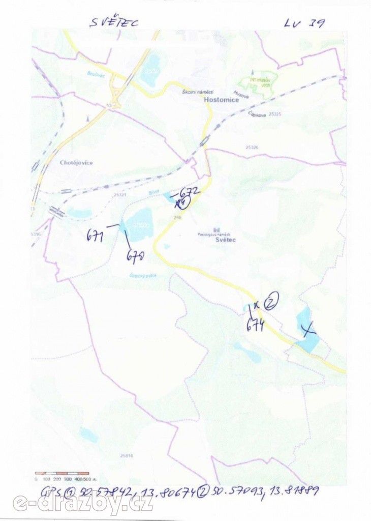 Prodej pozemek - Světec, 13 949 m²