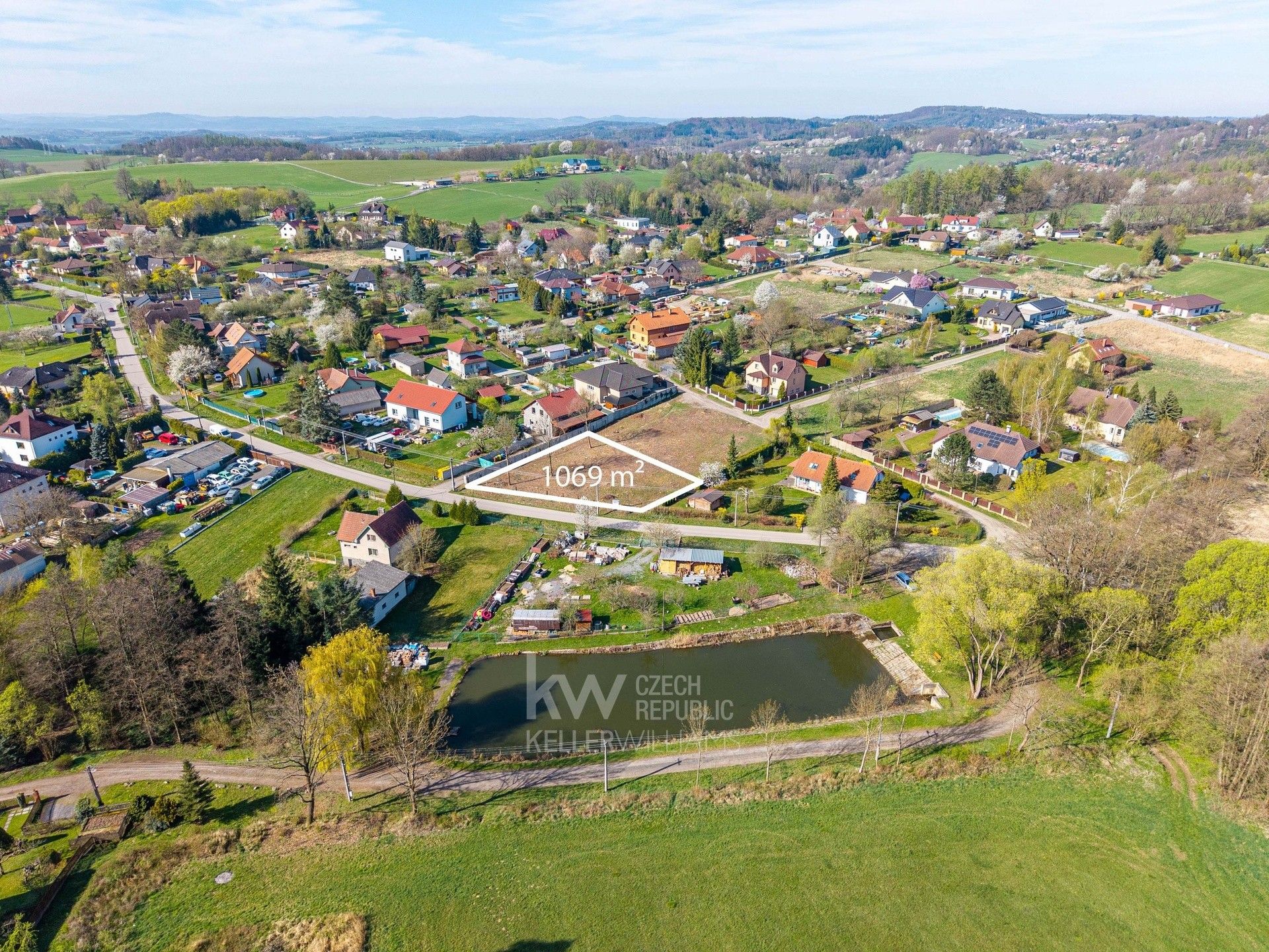 Pozemky pro bydlení, Kovářovická, Pyšely, 1 069 m²