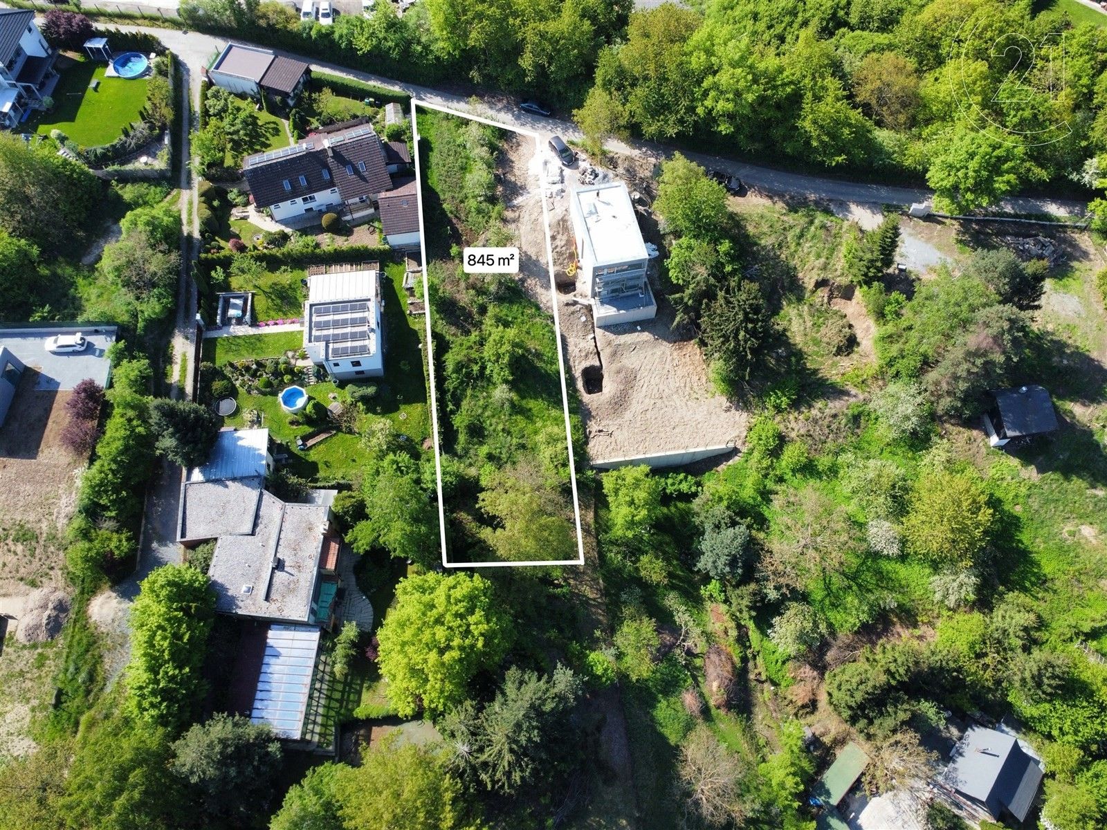 Pozemky pro bydlení, Na Lhotkách, Praha, 845 m²