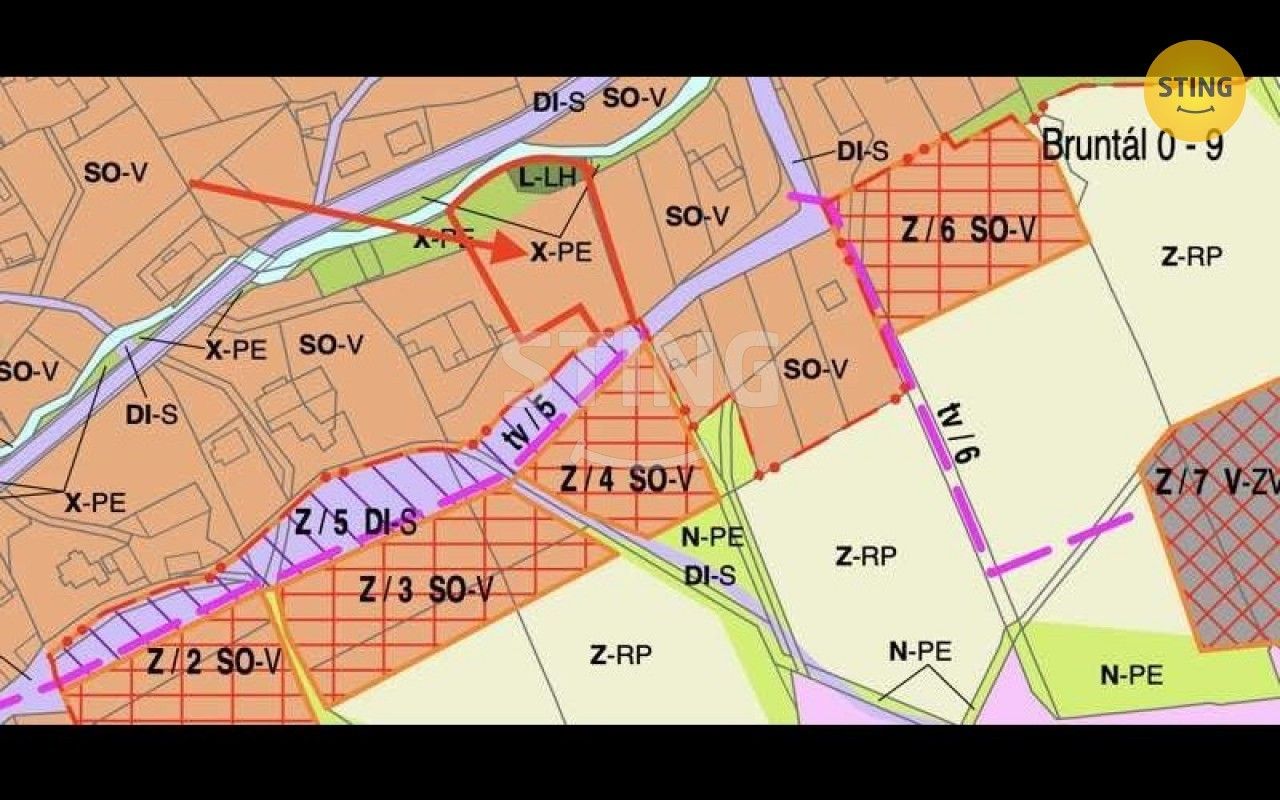 Prodej zahrada - Oborná, 3 616 m²