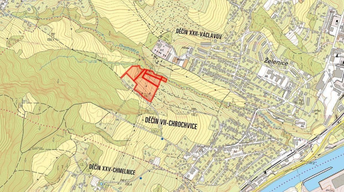 Prodej zemědělský pozemek - Děčín, 405 02, 34 354 m²