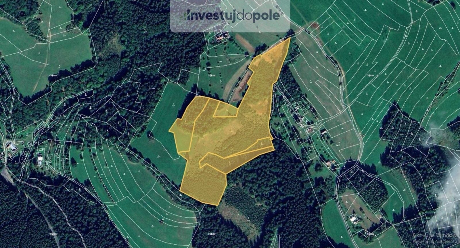 Lesy, Valašská Senice, 54 930 m²