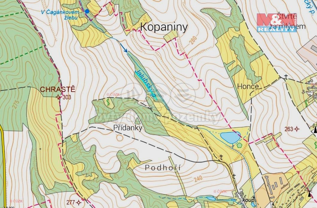 Prodej louka - Jalubí, 687 05, 1 189 m²