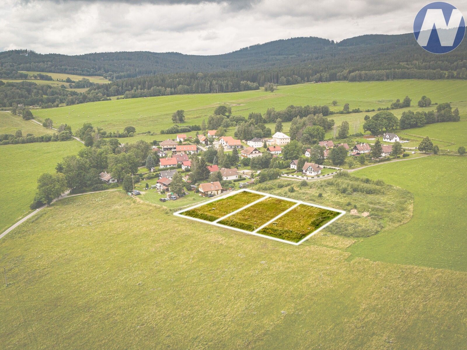 Pozemky pro bydlení, Horní Planá, 1 193 m²