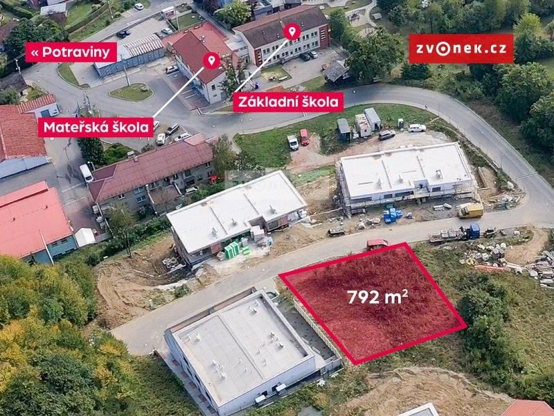 Pozemky pro bydlení, Březnice, 792 m²