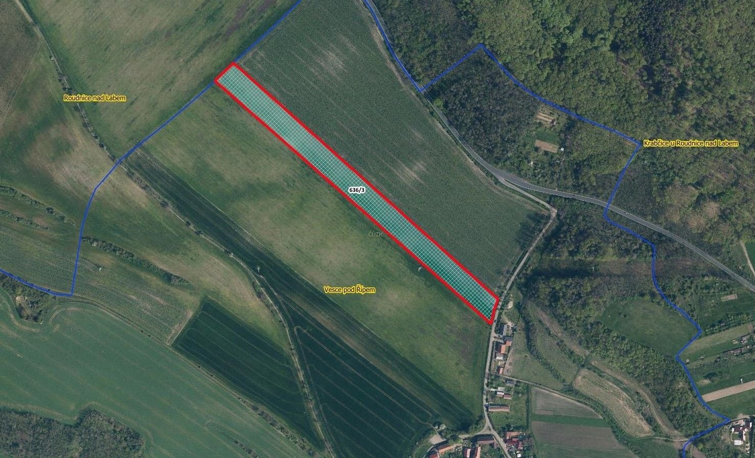 Zemědělské pozemky, Vesce, Krabčice, 12 899 m²