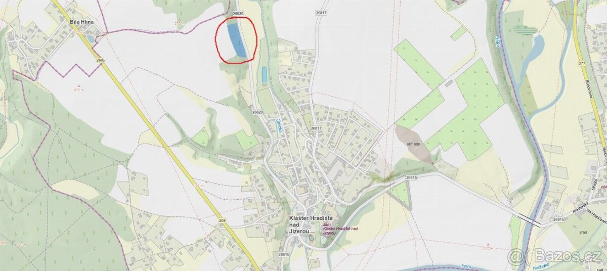 Lesy, Klášter Hradiště nad Jizerou, 294 15, 10 038 m²