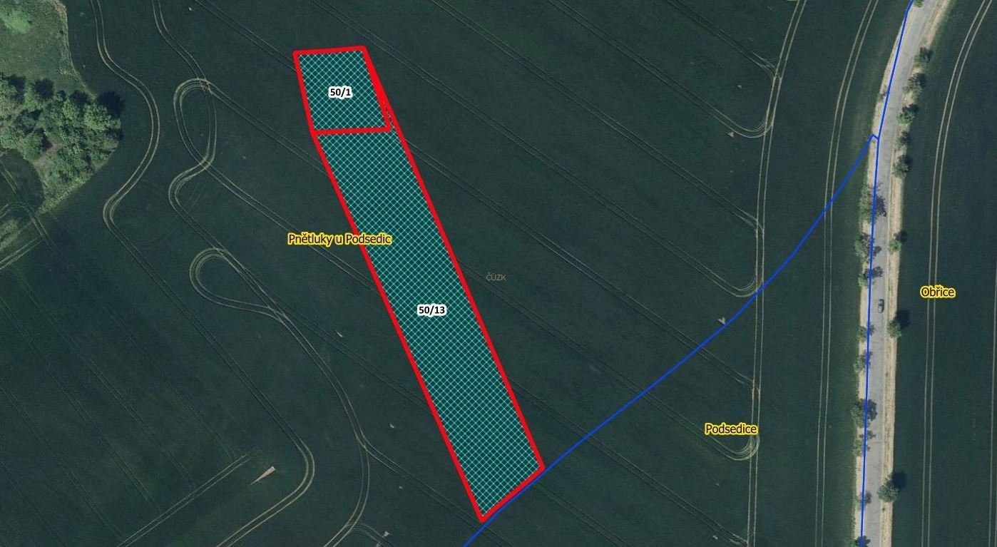 Zemědělské pozemky, Pnětluky, Podsedice, 4 768 m²
