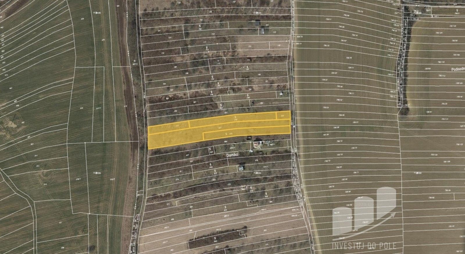 Ostatní, Boršov, Kyjov, 4 853 m²