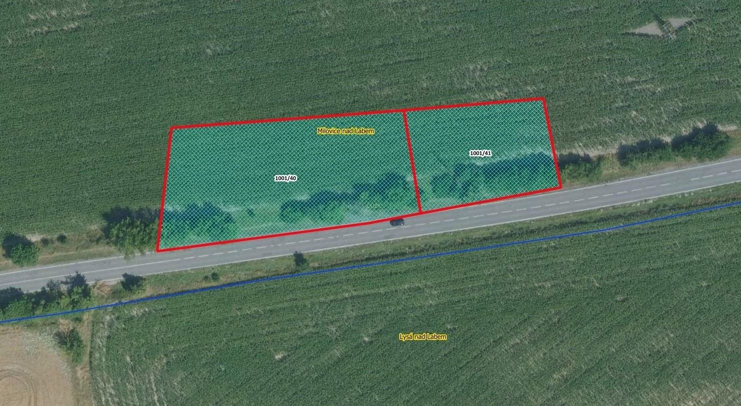 Zemědělské pozemky, Milovice, 3 908 m²